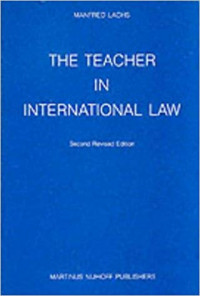 The teacher in international law