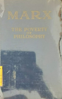 The Proverty Of Philosopy