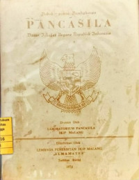 Pokok-pokok pembahasan pancasila dasar filsafat negara RI