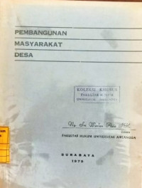 Pembangunan masyarakat desa