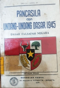 Pancasila dan UUD 45 dasar falsafah negara bagian kedua