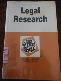 Legal research in a nutshell