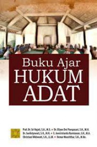 Buku Ajar Hukum Adat