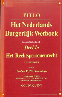 Het rechtspersonenrecht Deel 1A