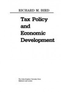 Tax Policy and Economic Development