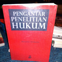 Pengantar penelitian hukum