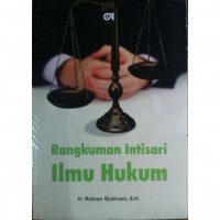 Rangkuman Intisari Ilmu Hukum